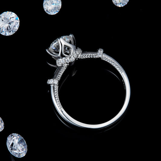 The Era | Crown Milgrain Ring