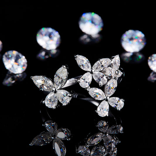 Metamorphosis | Marquise Butterfly Open Ring