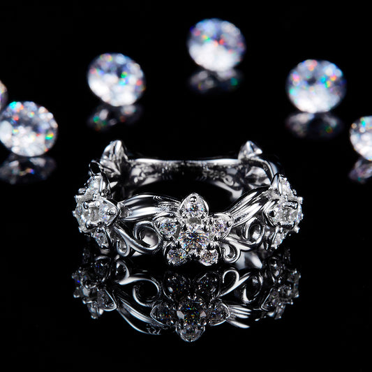 Tipsy Garden | Floral Filigree Band