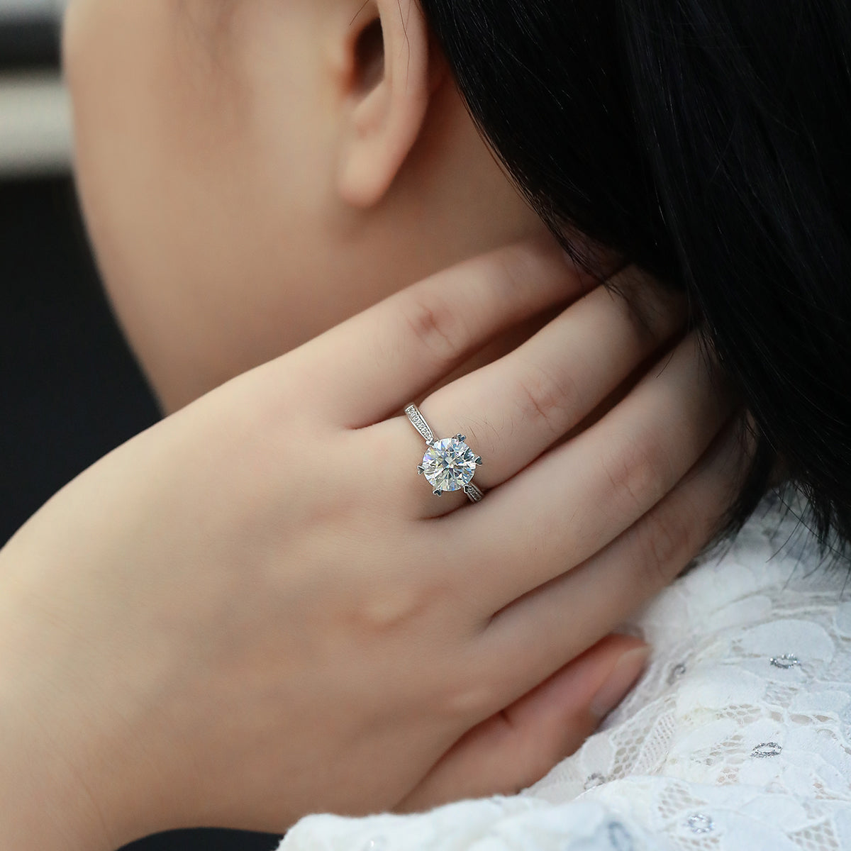 Stellar Path | Six Heart Prong Setting