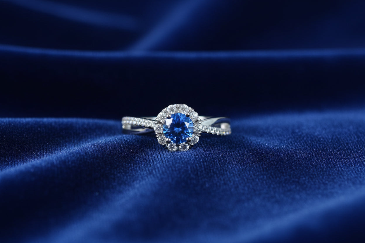 Twilight Intersection | Interwoven Diamond Engagement Ring Setting