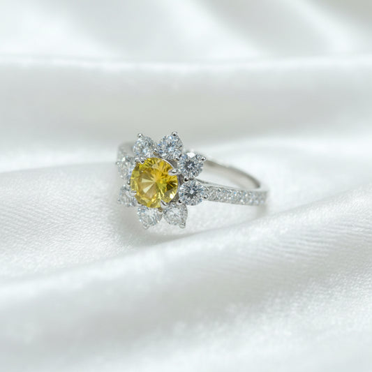 Sunlit Blossom | Sunlit Flower Setting Ring