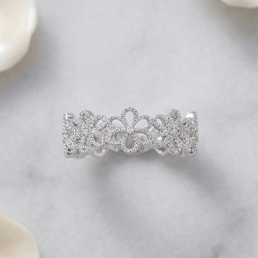 The Garden Stroll · Lace Band Ring