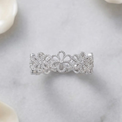 The Garden Stroll · Lace Band Ring