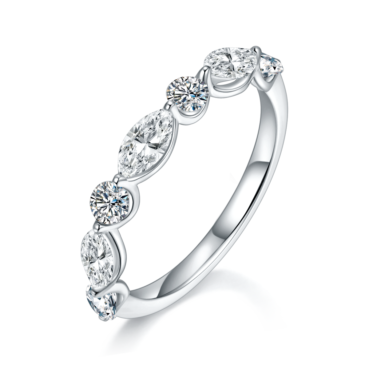 Rhythm | Marquise & Round Band