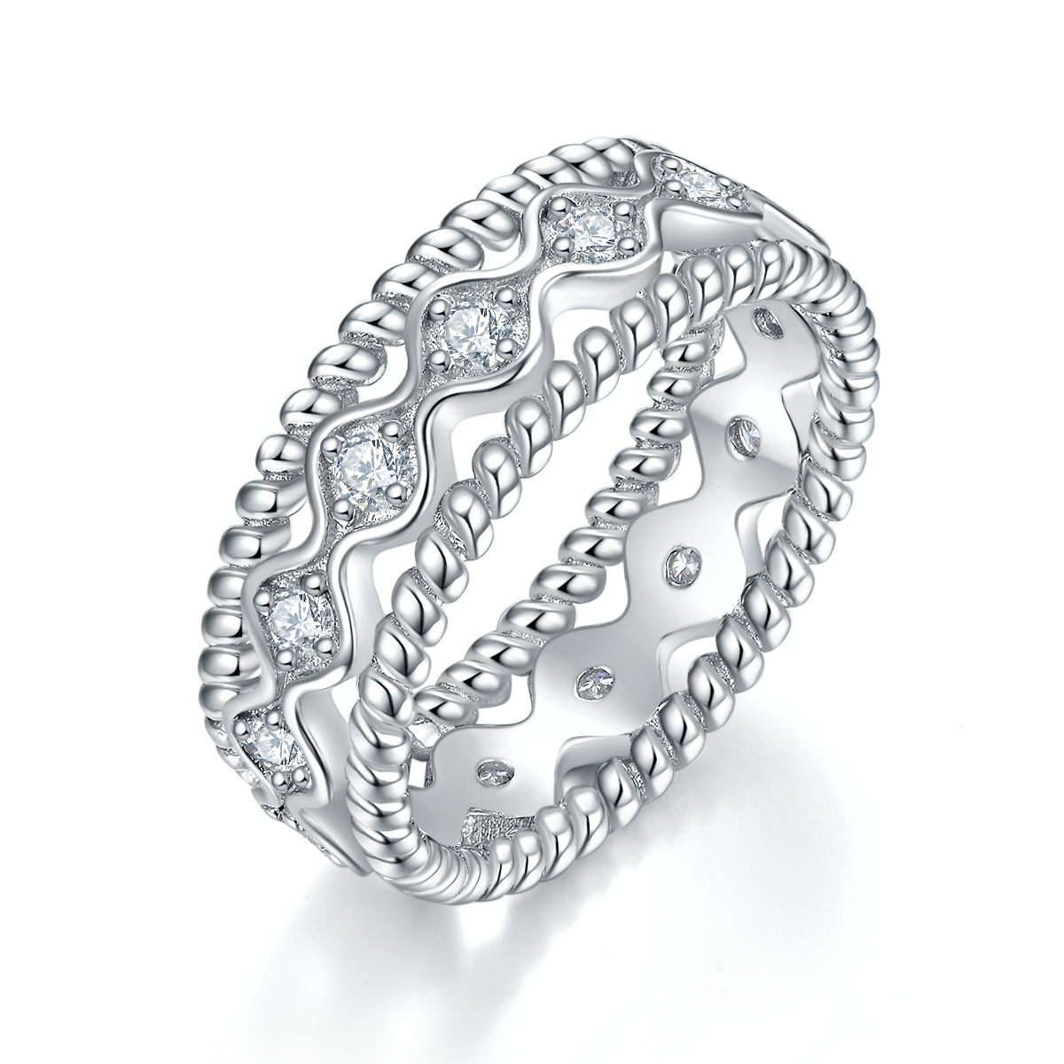 The Weave | Triple Braided Band