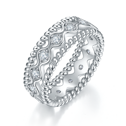 The Weave | Triple Braided Band