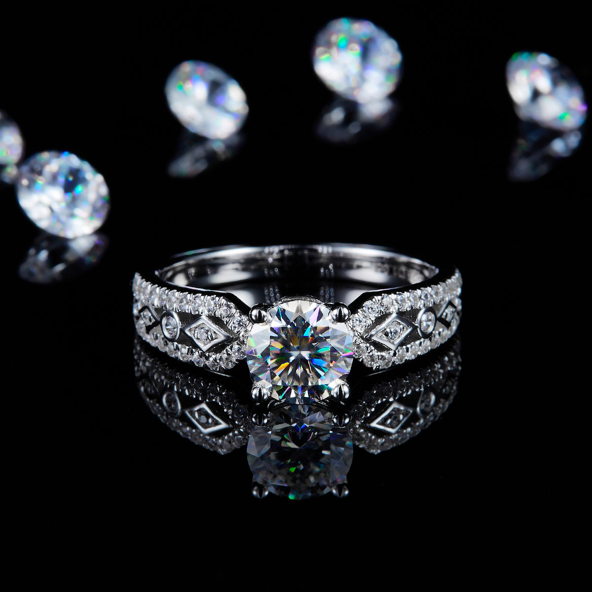 Geometry | Rhombic Deco Ring