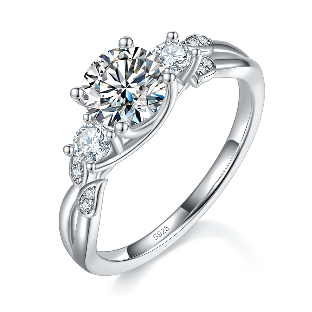 Dew | Teardrop Swirl Ring