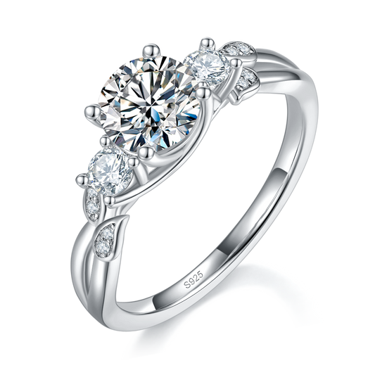 Dew | Teardrop Swirl Ring