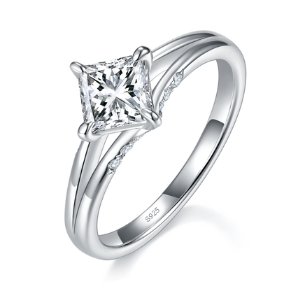 Edge | Princess-Cut Split Shank