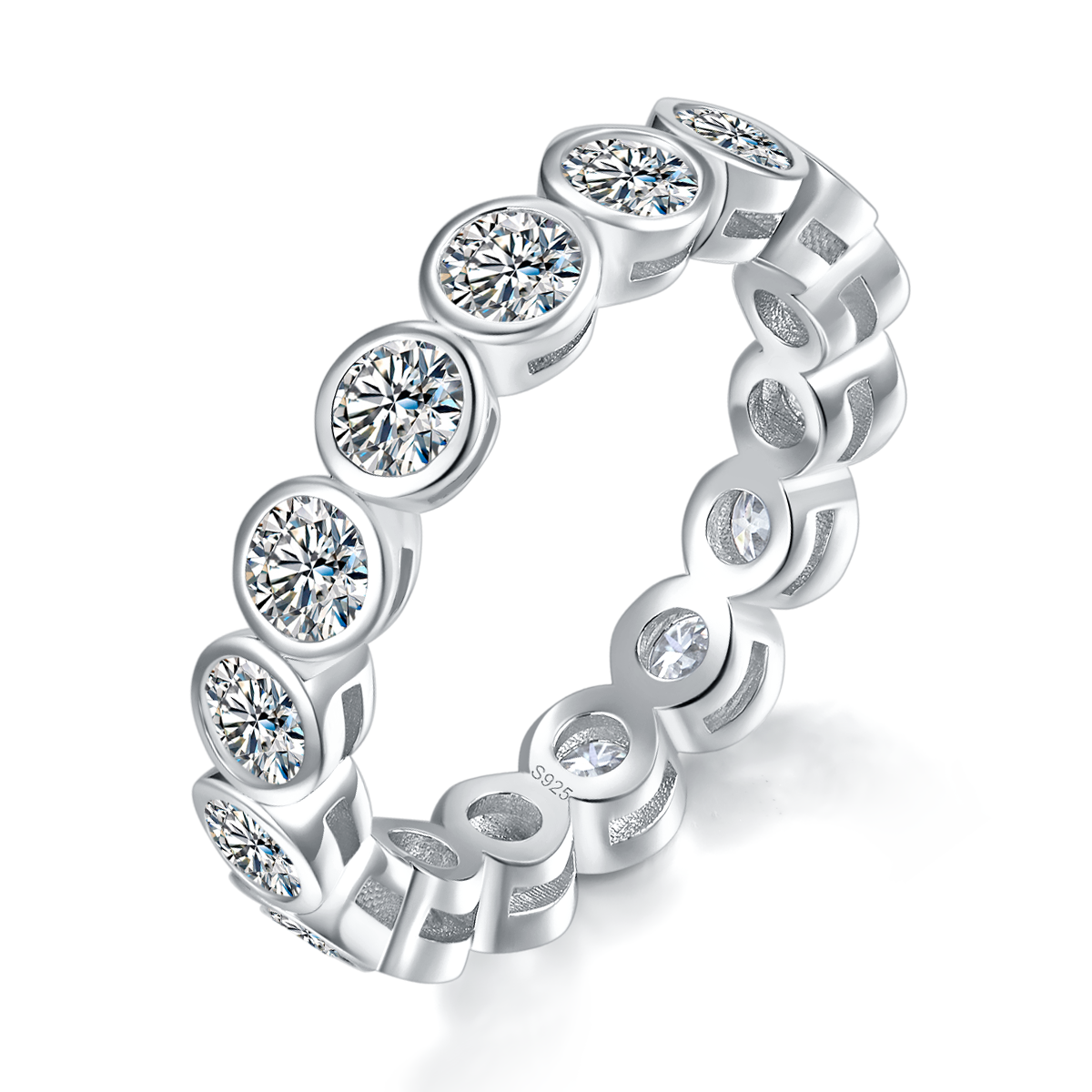 Bubbly | Bezel-Set Eternity Band