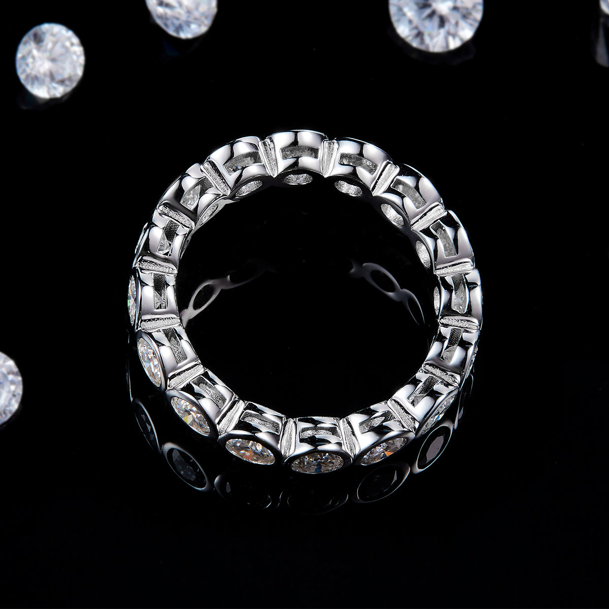 Bubbly | Bezel-Set Eternity Band