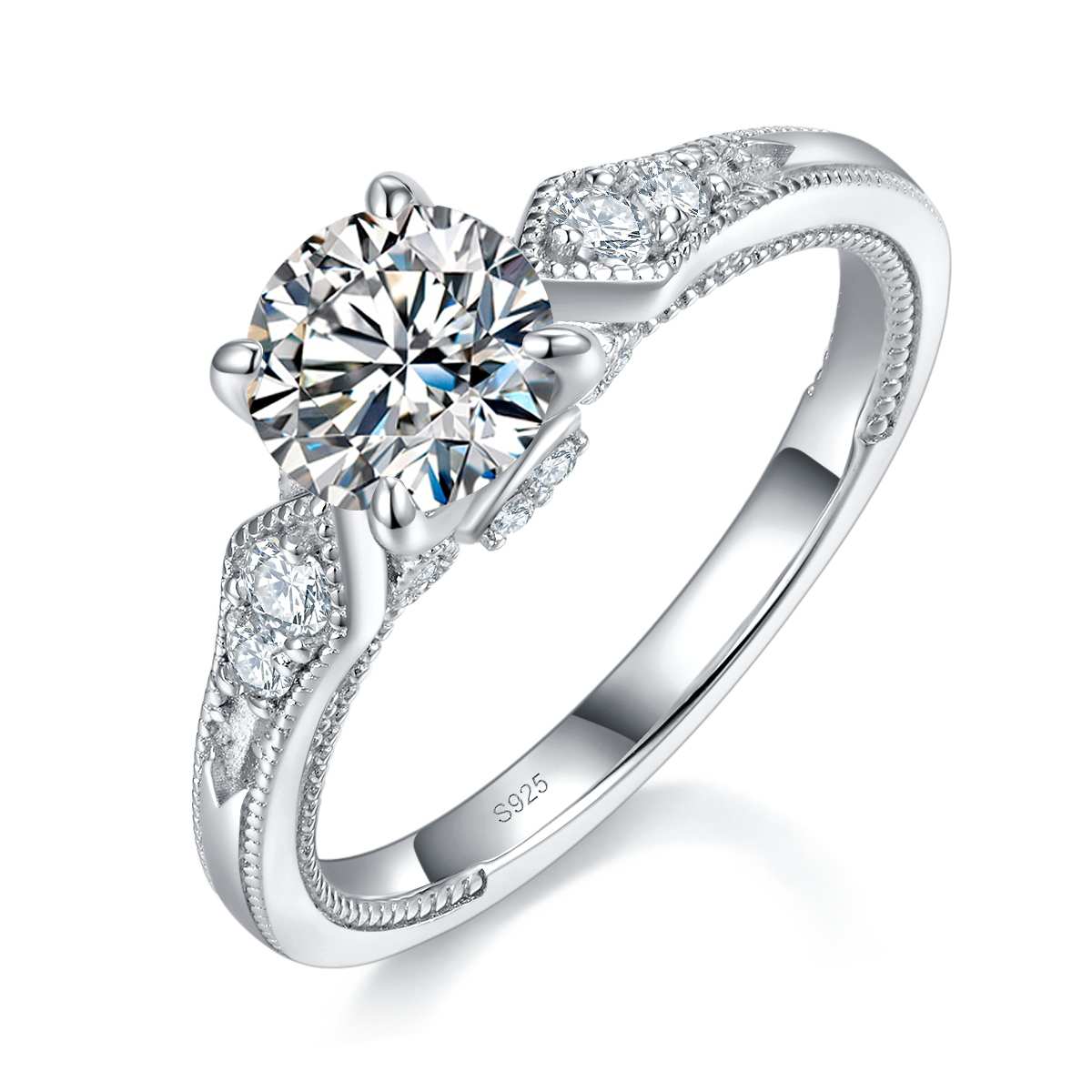 Vintage Dream | Beaded Deco Solitaire