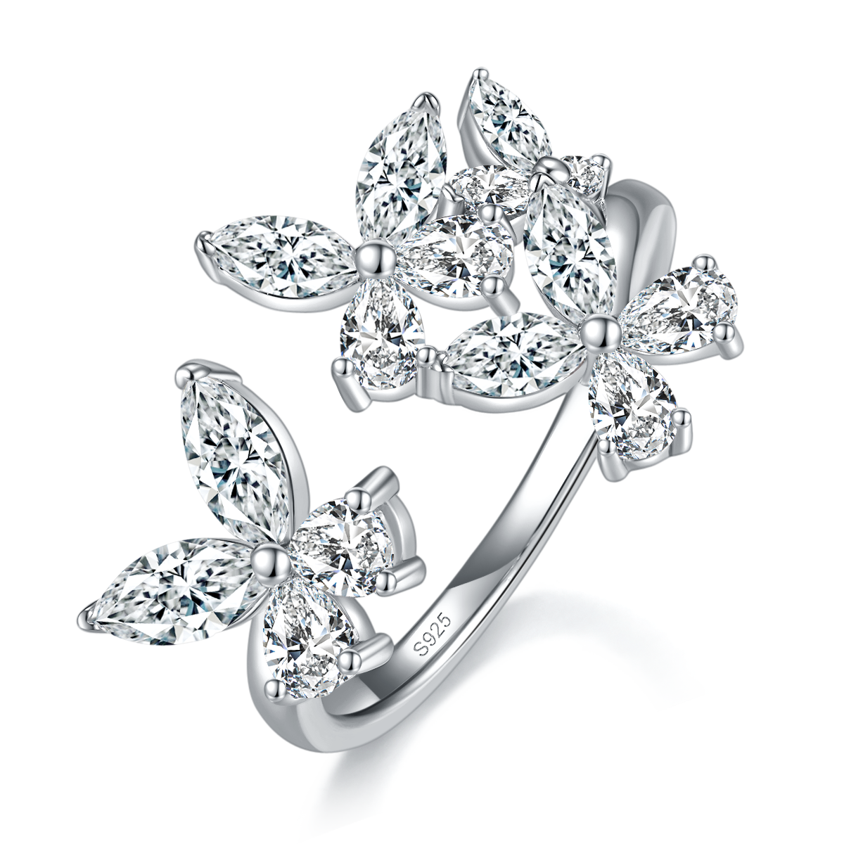 Metamorphosis | Marquise Butterfly Open Ring