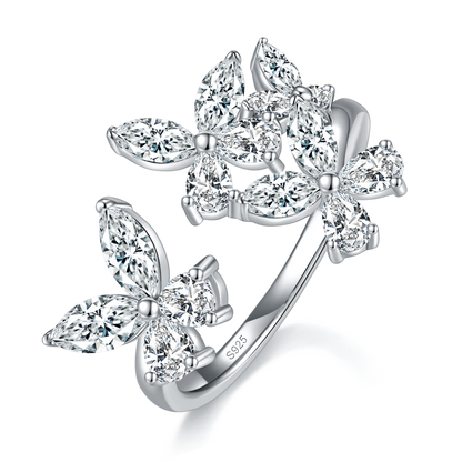 Metamorphosis | Marquise Butterfly Open Ring