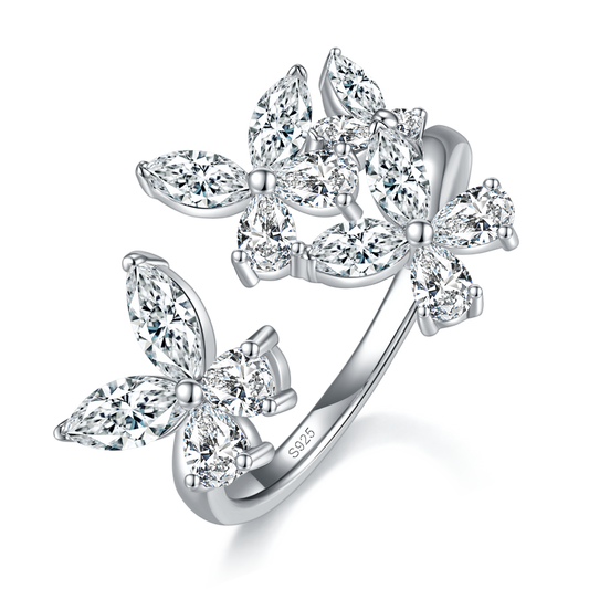 Metamorphosis | Marquise Butterfly Open Ring