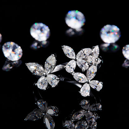 Metamorphosis | Marquise Butterfly Open Ring