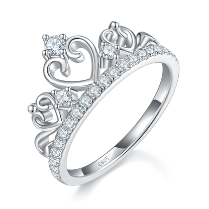 Crest | Heart Tiara Ring