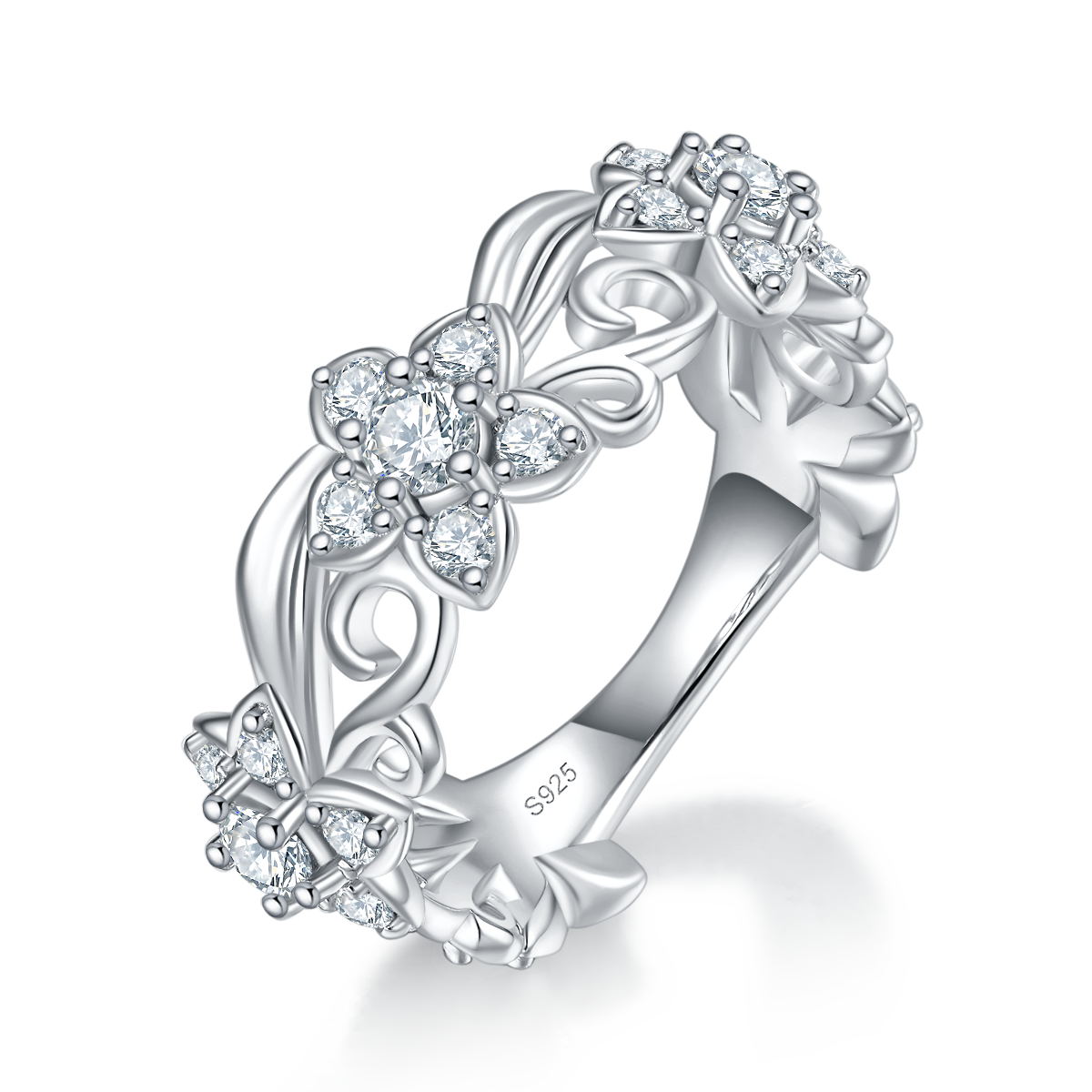 Tipsy Garden | Floral Filigree Band