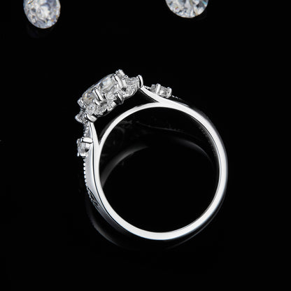 The Sunburst | Sunflower Accented Ring