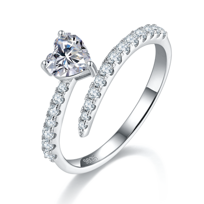 The Encounter | Criss-Cross Heart Ring