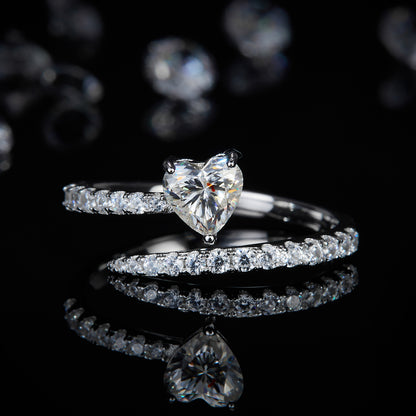 The Encounter | Criss-Cross Heart Ring