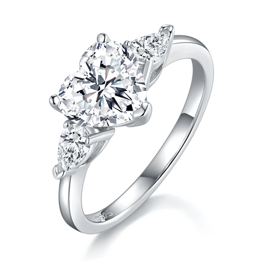 Promise | Three-Stone Heart Ensemble