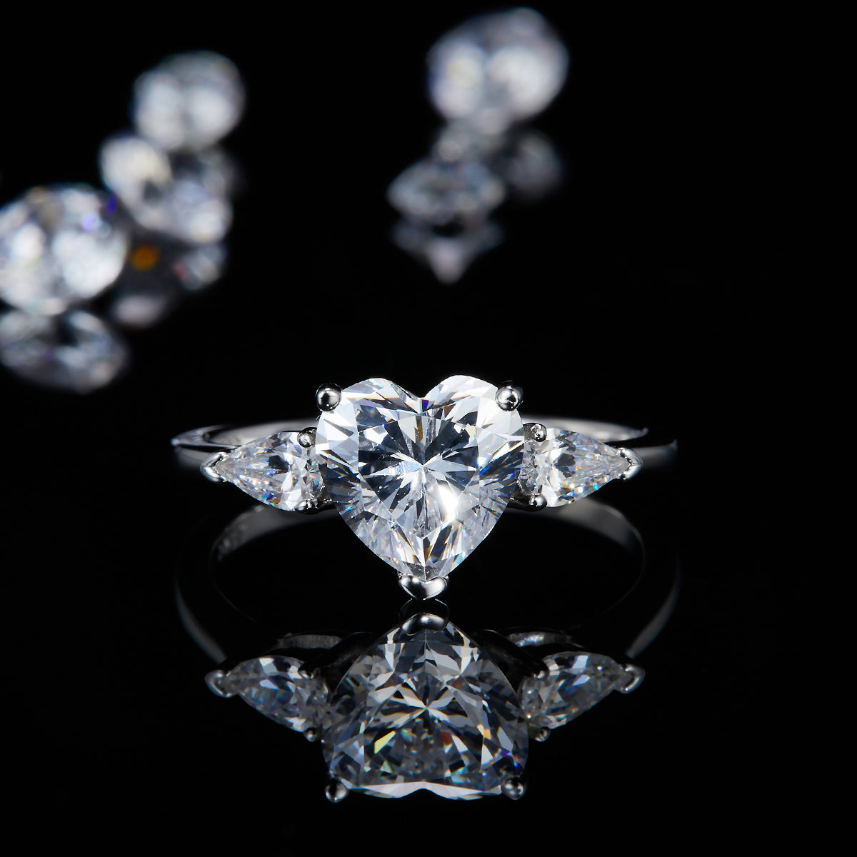 Promise | Three-Stone Heart Ensemble