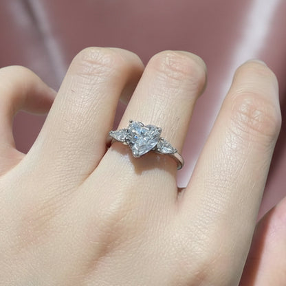 Promise | Three-Stone Heart Ensemble