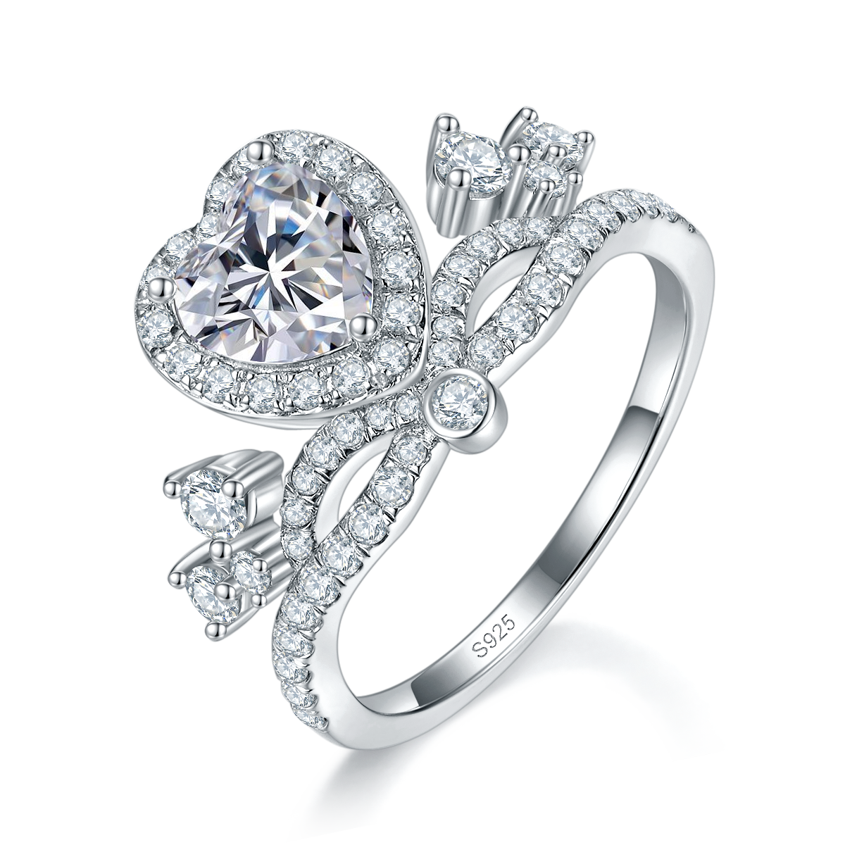 The Tiara | Heart Crown Ribbon