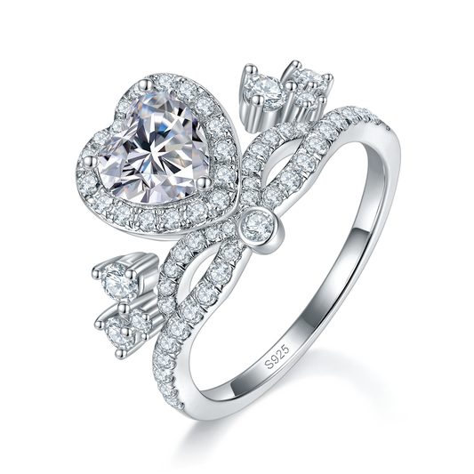 The Tiara | Heart Crown Ribbon