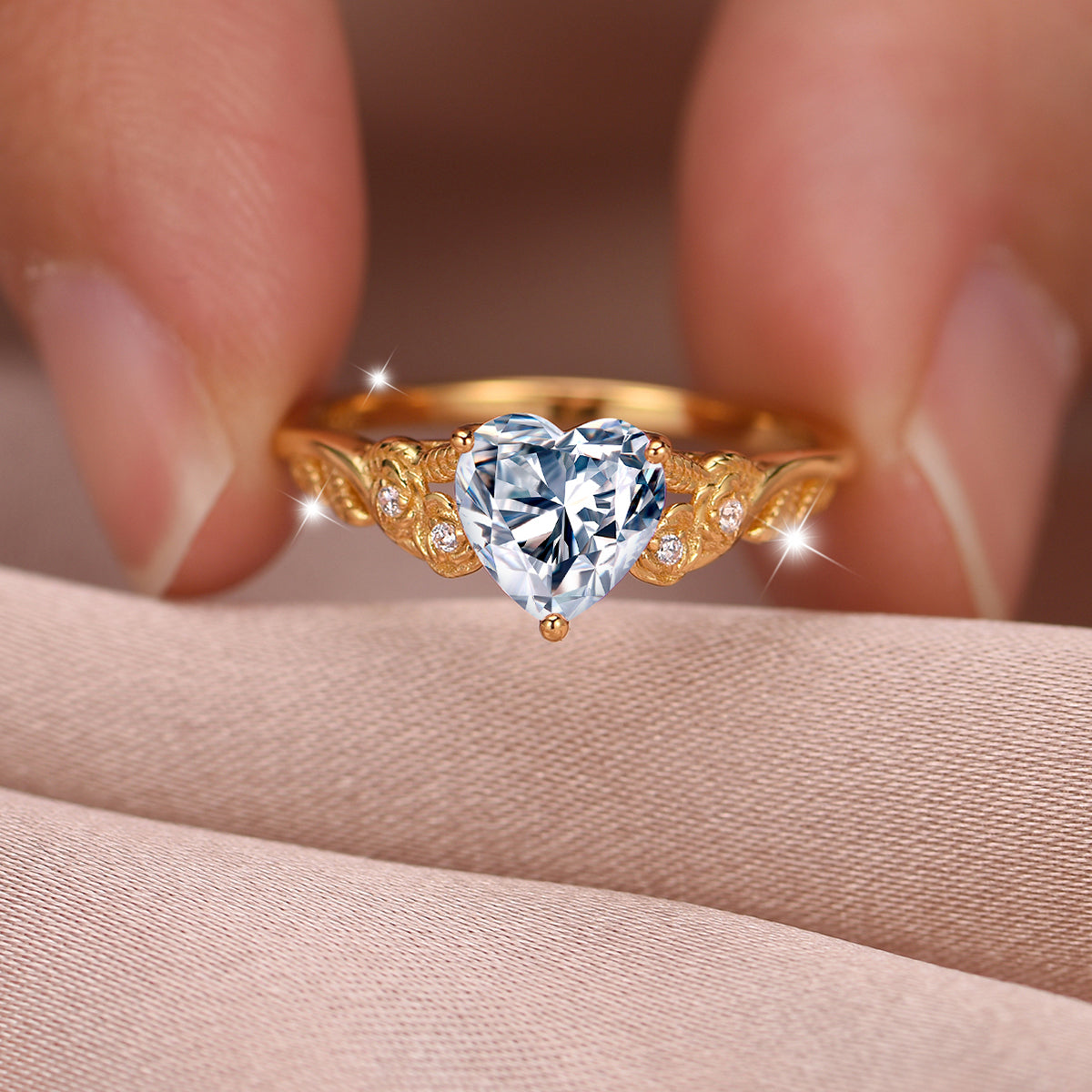 The Radiant Glory | Vintage Floral Cluster Ring