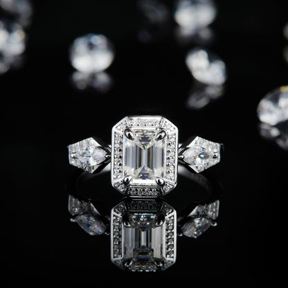The Order | Emerald-Cut Halo