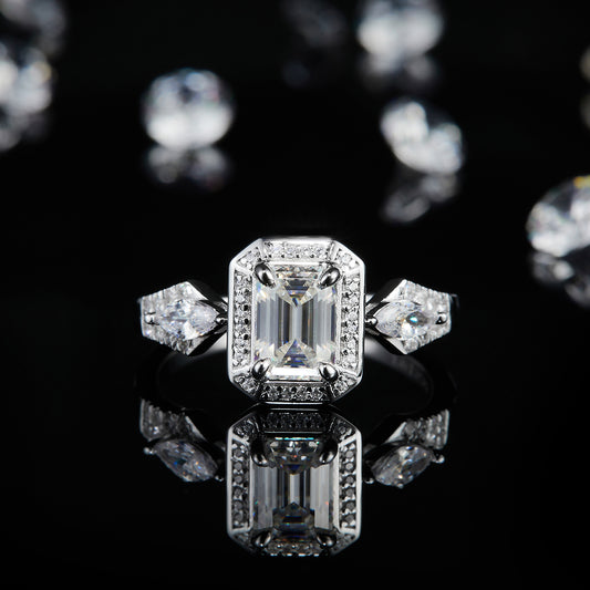 The Order | Emerald-Cut Halo