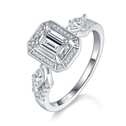 The Order | Emerald-Cut Halo
