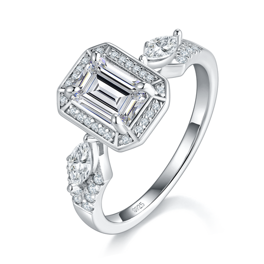 The Order | Emerald-Cut Halo