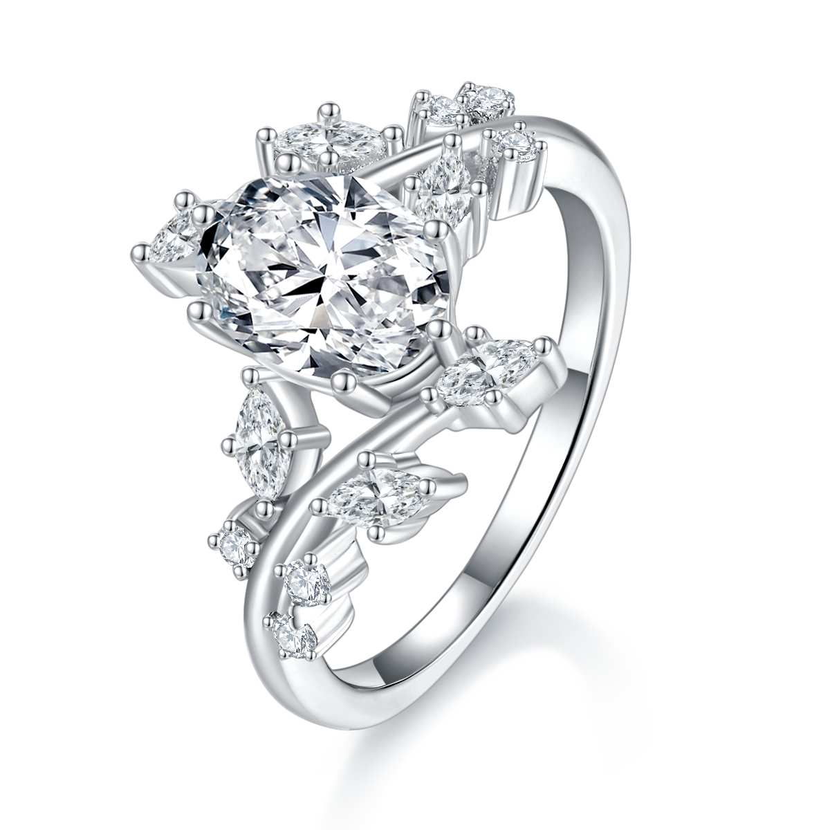 The Morning Dew | Gilded Vine Ring