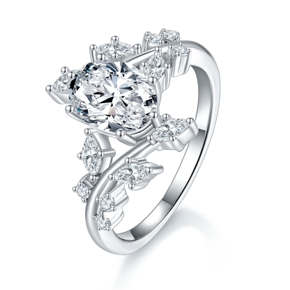 The Morning Dew | Gilded Vine Ring