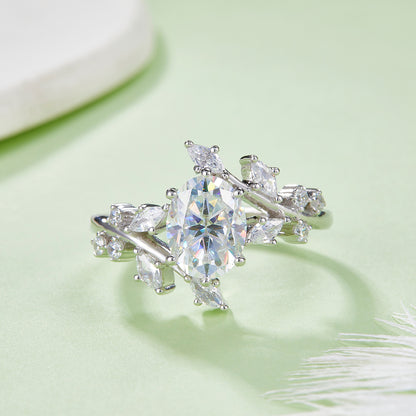 The Morning Dew | Gilded Vine Ring