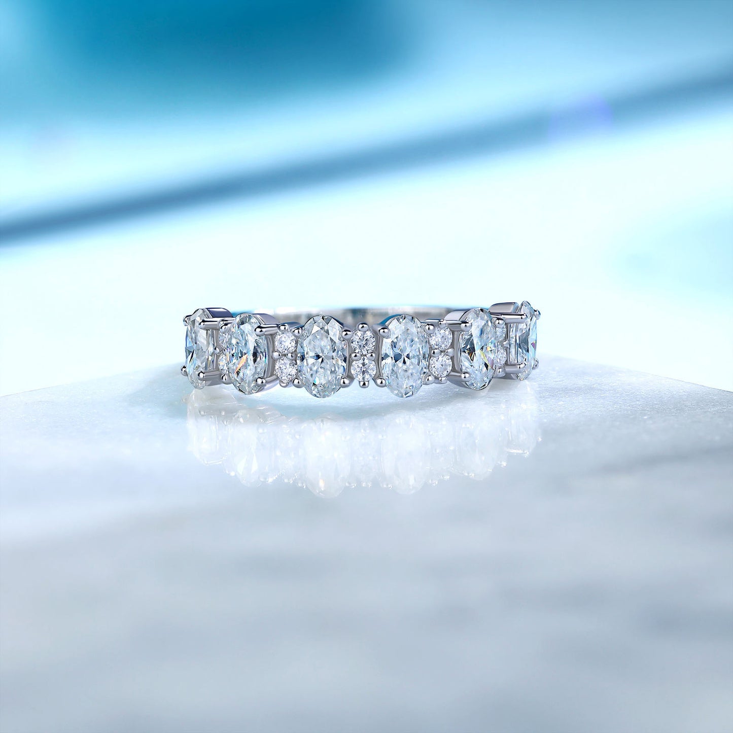 The Victorian Jubilee | Vintage Oval Cluster Ring
