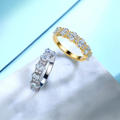 The Victorian Jubilee | Vintage Oval Cluster Ring