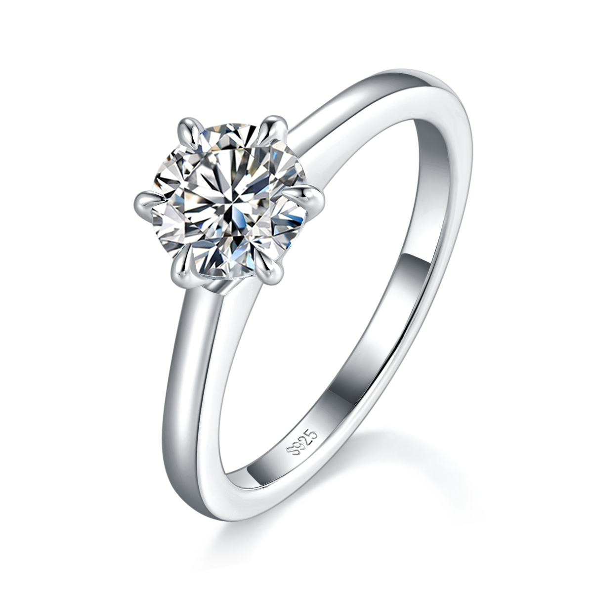 The Classic Guardian · Six-Prong Round Ring