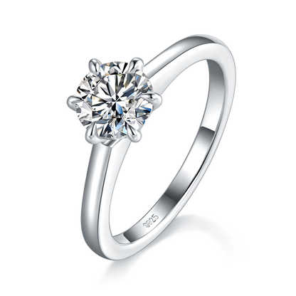 The Classic Guardian · Six-Prong Round Ring