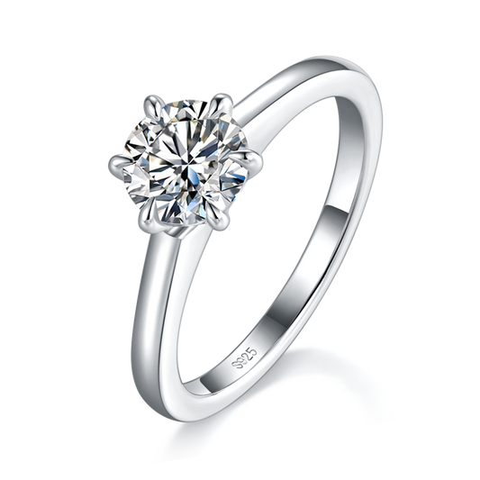 The Classic Guardian · Six-Prong Round Ring