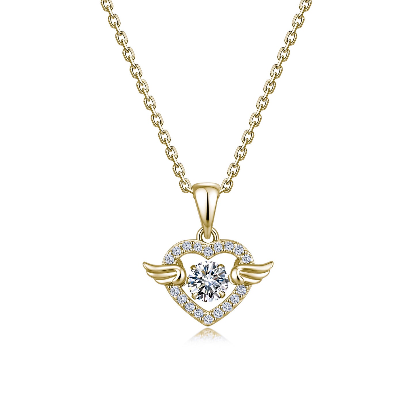 Guardian Wings | Dancing Heart Necklace