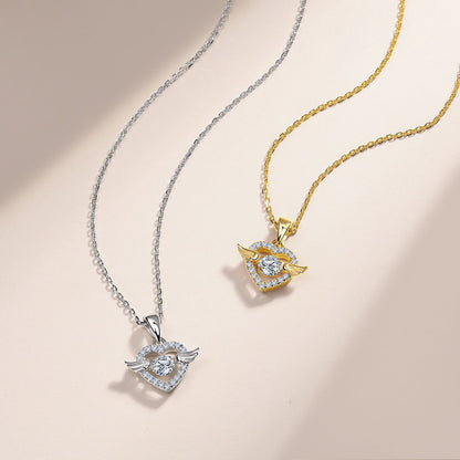 Guardian Wings | Dancing Heart Necklace