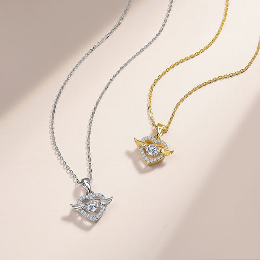 Guardian Wings | Dancing Heart Necklace