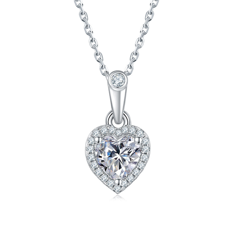 Devotion | Heart-Cut Halo Necklace