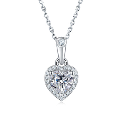 Devotion | Heart-Cut Halo Necklace